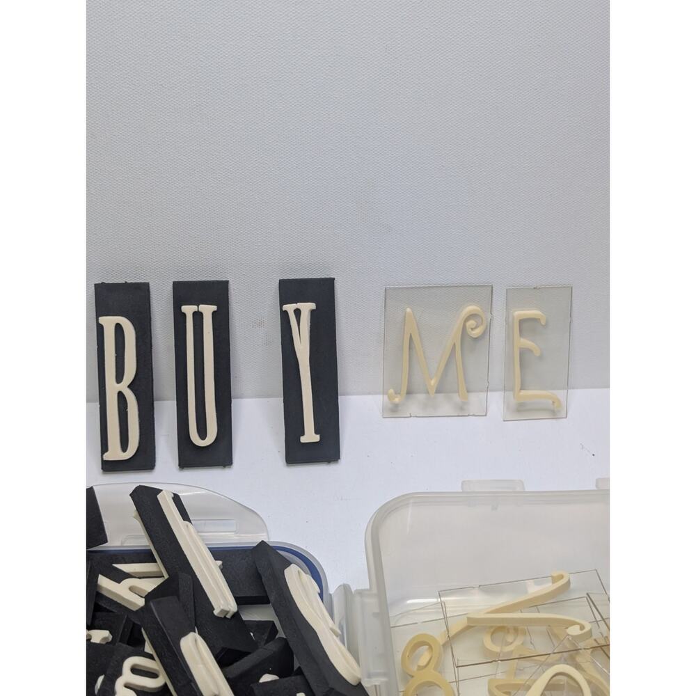Large Mixed Decorative Letter Lot Craft Scrapbook Wall Decor Alphabet Letters